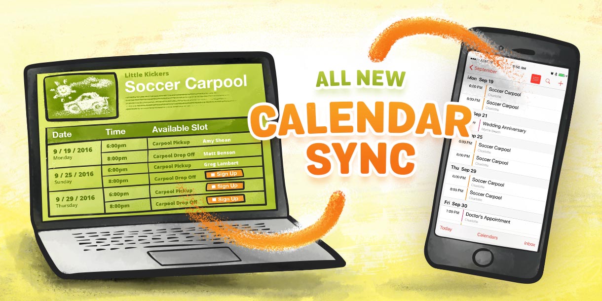 NEW FEATURE Calendar Sync